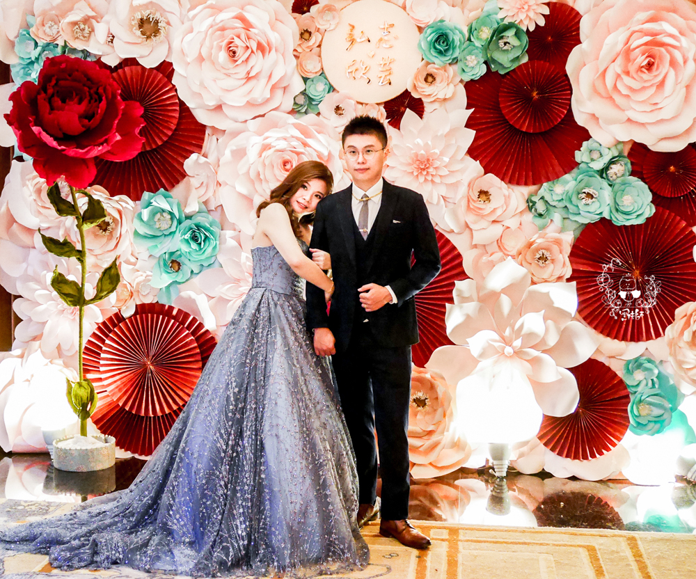 新竹喜來登 唯美紙花婚禮佈置 ​&nbsp;弘志&欣芸